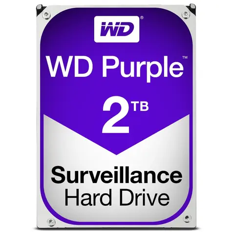 WD Purple 2TB / HDD / 3.5" SATA III / 5 400 rpm / 64MB cache / 3y