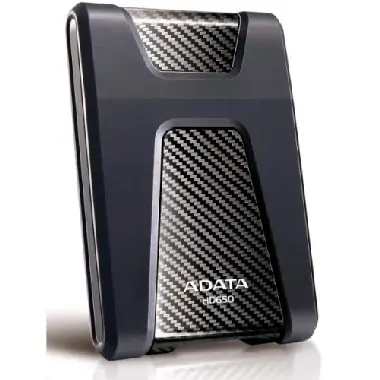 ADATA Durable HD650 (1TU3-CBK) 1TB černá / Externí HDD / 2.5" / USB 3.2 Gen 1 - (USB-A 3.0)