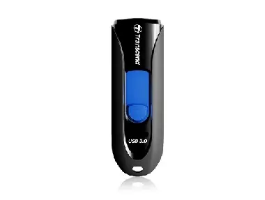 Transcend JetFlash 790 64GB černo-modrá / Flash Disk / 64GB / USB 3.2 Gen 1 - (USB-A 3.0)