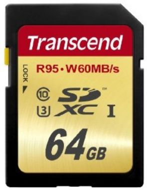 Transcend SDXC karta 64GB Class UHS-I U3