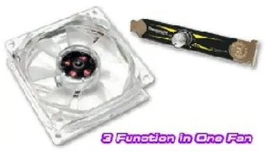 THERMALTAKE A2017 SMART LED FAN  Blue / Větráček 90x90x25mm / 4000RPM