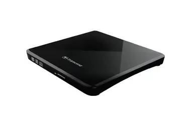 Transcend externí DVD vypalovačka slim černá / USB 2.0 / +CyberLink Media Suite 10