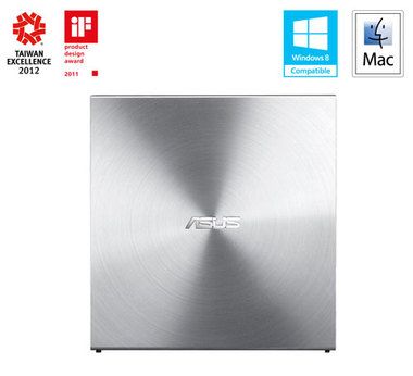 ASUS SDRW-08U5S-U stříbrná /  externí vypalovačka / USB 2.0