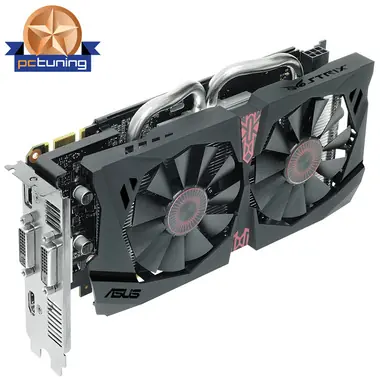 ASUS STRIX-GTX950-DC2OC-2GD5-GAMING / 1140-1355MHz / 2GB 6610MHz / 128bit / 2xDVI+HDMI+DP / 150W (6 pin)
