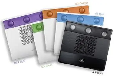 DEEPCOOL M3 chladič s 2.1 audio systémem zelená / chlazení pro notebook / chladicí podložka