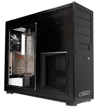 SilverStone SST-TJ09B-W Temjin / PC skříň / ATX / bez zdroje / průhledná bočnice / USB 2.0 / černá