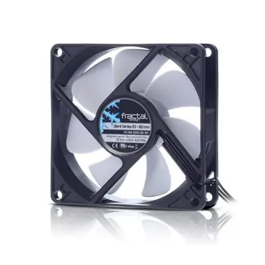 Fractal Design 80mm Silent Series R3 / ventilátor / bílá / doprodej