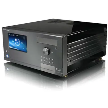 THERMALTAKE VH4001BNS DH104 / HTPC / micro-ATX, ATX / bez zdroje / USB 2.0 / LCD panel / černá