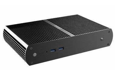 AKASA A-NUC05-A1B Tesla H / hliníková pasivní skříň / pro Intel Nuc MB / 2.5" HDD/SSD