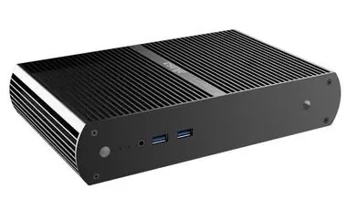 AKASA A-NUC05-A1B Tesla H / hliníková pasivní skříň / pro Intel Nuc MB / 2.5" HDD/SSD