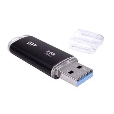 Silicon Power Blaze B02 / flash disk / 8GB / USB 3.1 / černá
