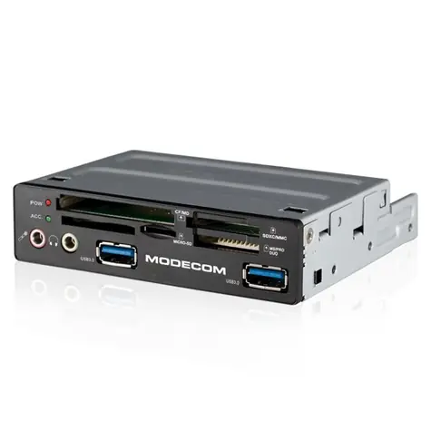 MODECOM MC-CR109 Čtečka paměťových karet / 2xUSB 3.0 / interní / černá