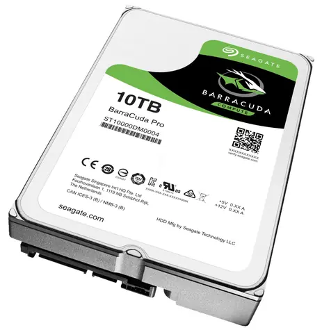 Seagate BarraCuda Pro 10TB / HDD / 3.5" SATA III / 7 200 rpm / 256MB cache / 5y