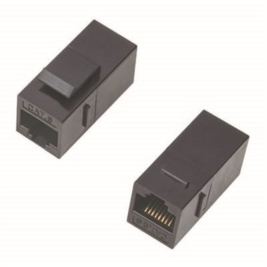 DATACOM Spojka panel UTP 2 x RJ45 CAT6 / 8p8c / přímá / plast