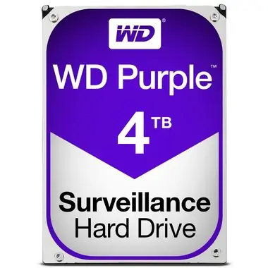 WD Purple 4TB / HDD / 3.5" SATA III / 5 400 rpm / 64MB cache / 3y