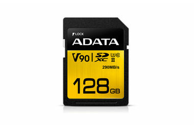 ADATA Premier One SDXC karta 128GB / UHS-II U3 Class 10 / R: 290MB/s / W: 260MB/s
