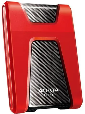 ADATA HD650 2TB červená / Externí HDD / 2.5" / USB 3.2 Gen 2 - (USB 3.1)