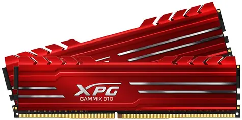 ADATA XPG Gammix D10 16GB červená / KIT 2x8GB / DIMM / DDR4 / 3000MHz / CL16 / 1.2V 