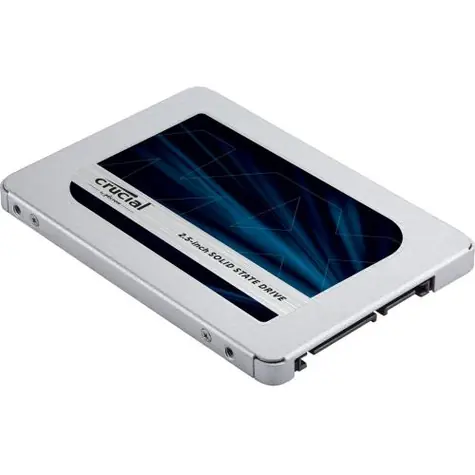 Crucial MX500 500GB / 2.5" SATA III / 3D NAND TLC / RW: 560 500 MBps / IOPS: 95K 90K / MTBF 1.8mh / 5y