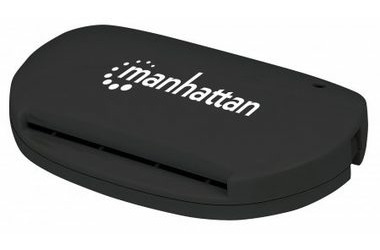Manhattan Čtečka karet SIM / kontaktní / černá / USB 2.0.