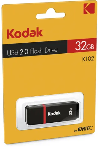 EMTEC K100 Kodak 32GB černá / FlashDisk / USB 2.0 / čtení: 15MBs / zápis: 5MBs