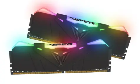 Patriot Viper RGB 16GB (2x 8GB) 3200 MHz černá / DDR4 / 16-18-18-36 / 1.35 V / XMP 2.0 / LED podsvícení
