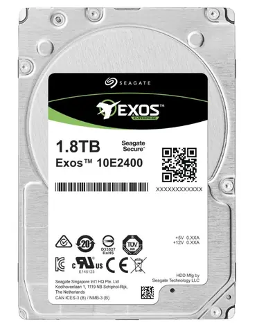 Seagate Exos 10E2400 1.8 TB / Interní / 2.5" / SAS 12Gbps / 256MB cache / 10 000rpm