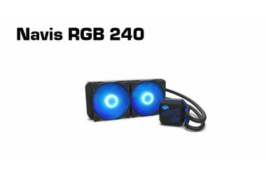 SilentiumPC Navis RGB 240 AiO vodní chlazení / 2500 RPM / pro AMD & Intel / 275x120x54mm