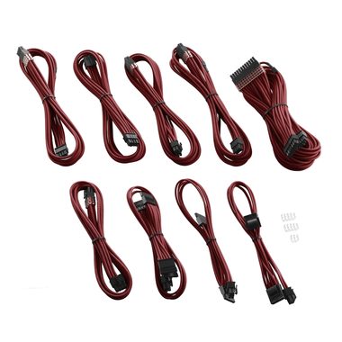 CableMod PRO ModMesh C-Series Kabel Kit pro Corsair AXi & HXi & RM - tmavě červená