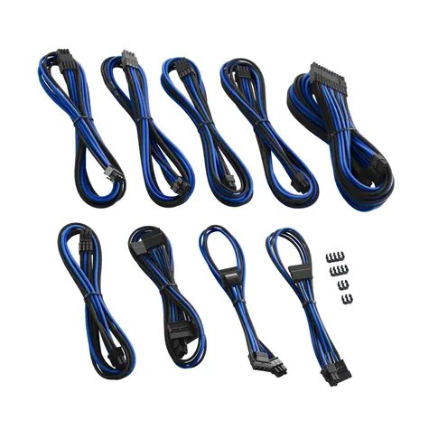 CableMod PRO ModMesh C-Series Kabel Kit pro Corsair AXi & HXi & RM - černo-modrá