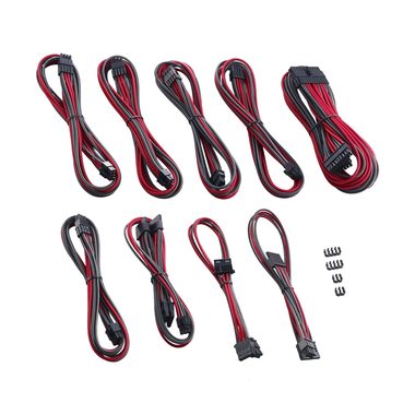CableMod PRO ModMesh RT-Series Kabel Kits pro ASUS ROG & Seasonic - černo-červená