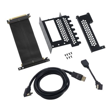 CableMod Vertical PCI-e Bracket – HDMI + DisplayPort černá