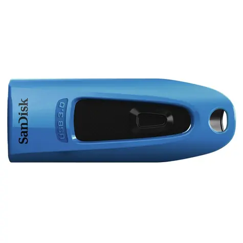 SanDisk Ultra 32 GB modrá / Flash Disk / 32 GB / USB 3.0 / čtení: až 100MBs / zápis: 40MBs