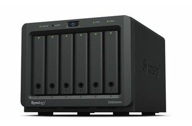 Synology DiskStation DS620slim / 6x 2.5" HDD / Intel Celeron J3355 @2.0GHz / 2GB RAM / 2x USB 3.0 / 2x GLAN