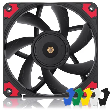 Noctua NF-A12x15 PWM chromax.black.swap / 120mm / SSO2 Bearing / 23.9 dB @ 1850 RPM / 94.2 m3h / 4-pin PWM
