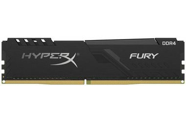 HyperX Fury 32GB (1x 32GB) DDR4 3200MHz černá / CL16 / DIMM / 1.35V / XMP / Non-ECC / Un-Registered