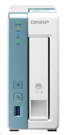 QNAP TS-131K / Quad-Core 1.7GHz / 1GB RAM / 1x 2.5" nebo 3.5" SATA III / GLAN / USB 3.0