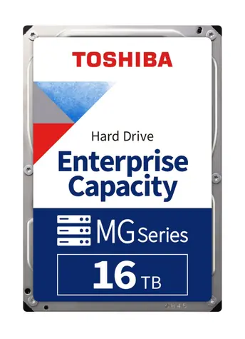 Toshiba Enterprise Capacity MG08 16TB 512e / HDD / 3.5" / SATA 6Gbits / 512MB cache / 7.2k / 7 200 rpm / Interní / 5y