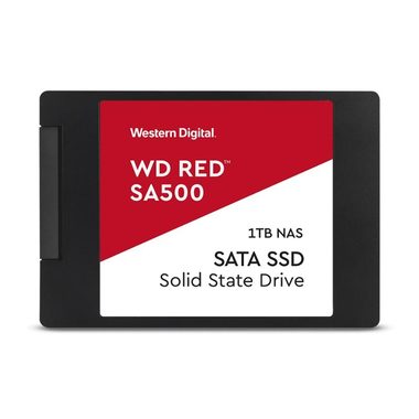 WD Red SA500 1TB / 2,5" / SATA III  / R: 560MBps / W: 530MBps  3D NAND / MTTF 2mh / 5y