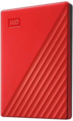 WD My Passport 2TB červená / externí HDD / 2.5" / USB 3.0 / 3y
