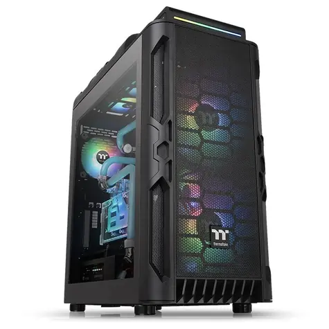 THERMALTAKE Level 20 RS ARGB černá / ATX / 2xUSB3.0 + 2xUSB2.0  / 2x200mm ARGB+1x120mm / bez zdroje / průhledná bočnice