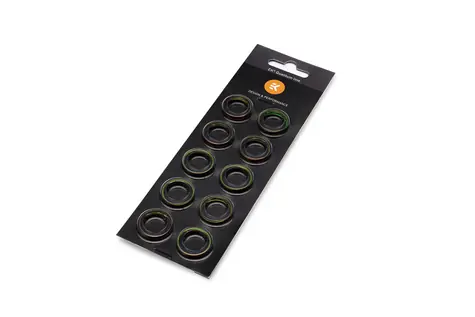 EKWB EK-Torque STC-10/16mm Color Rings Pack - Green 10 ks / G1|4"
