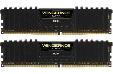 Corsair Vengeance LPX Black 16GB(2x8GB) 3200MHz / DDR4 / PC4-25600 / CL16-18-18-36 / 1.35V / XMP2.0 / s chladičem