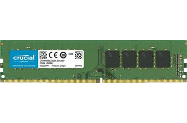 Crucial 8GB (1x8GB) 3200 MHz / DDR4 / DIMM / PC4-25600 / CL22 / 1.2V