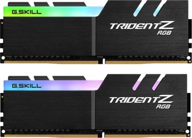 G.SKill Trident Z RGB 32GB (2x16GB) 3600MHz černá / DDR4 / CL18-22-22-42 / 1.35V / XMP 2.0 / LED podsvícení