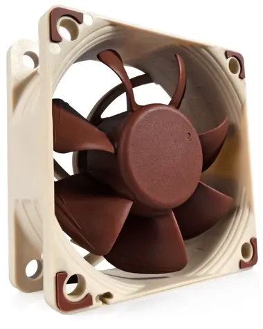 Noctua NF-A6x25-PWM 5V / 60 mm / SSO2 Bearing / 19.3 dB @ 3000 RPM / 29.2 m3h / 4-pin