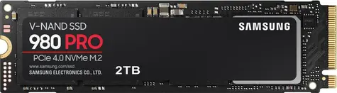SAMSUNG 980 PRO 2TB / SSD / M.2 NVMe PCI-E 4.0 / TLC / R: 7000 MBps / W: 5100 MBps / IOPS: 1000K&1000K / MTBF 1.5mh / 5y