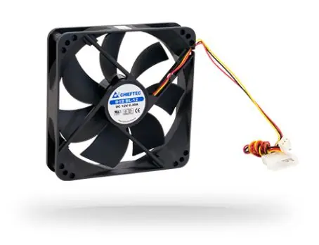 CHIEFTEC AF-1225S / 120 x 120 x 25mm / 1350 RPM / 27 dB / 3 PIN & MOLEX