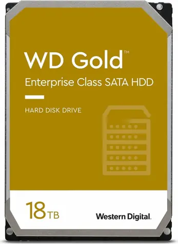 WD Gold 18TB / HDD / 3.5" SATA III / 7 200 rpm / 512MB cache / 5y