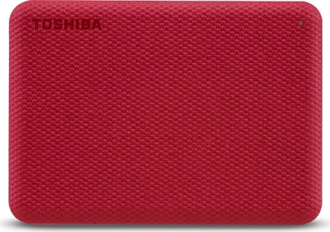 TOSHIBA CANVIO ADVANCE (NEW) 4TB červená / Externí HDD / 2.5" / USB 3.2 Gen 1